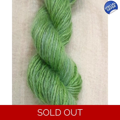 Goatally Gorgeous Pure Mohair Yarn, Hand Dyed in apple green tones (v) Goatally Gorgeous Pure Mohair Yarn, Hand Dyed in apple green tones (v)
